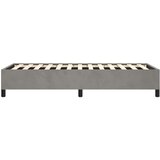  Okvir kreveta bez madraca svijetlosivi 100x203 cm Twin XL baršunasti | Eponuda.com