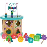  Drvena multi kocka za igru - šarena | Shoptok.si
