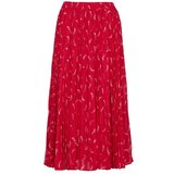 Michael Kors Skirt - SIGNTR LOGO PLTED SKT red | shoptok.hr
