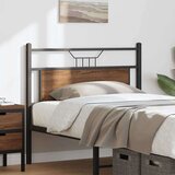  Uzglavlje smeđa boja hrasta 100 cm konstruirano drvo i čelik | shoptok.hr