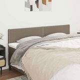  Posteljno vzglavje 2 kosa taupe 80x5x78/88 cm blago, (20933504) | Shoptok.si