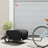 Prikolica za bicikl crna 30 kg željezna | shoptok.hr