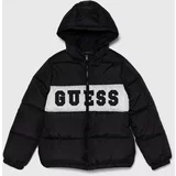 Guess Otroška jakna črna barva, L4YL16 WGB60