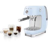 Smeg ECF03PBEU aparat za espresso u stil pastelno plavoj boji, retro iz 50-ih | shoptok.hr