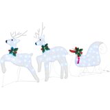  LED Riječni jeleni 7 pcs Srebrno tkanina | shoptok.hr