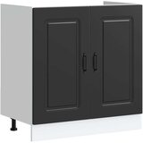 vidaXL Donji ormarić za sudoper Kalmar crni 80x46x81 5 cm drveni | shoptok.hr