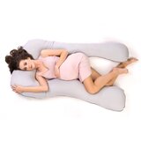 SuperMami navlaka za jastuk za dojenje tip U, boja 108 siva | shoptok.hr