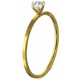 Kesi Surgical steel engagement ring in gold color