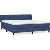  Box spring postelja z vzmetnico modra 180x200 cm blago, (20895427) | Shoptok.si