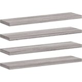  Zidne police 4 kom boja hrasta 40x10x1 5 cm konstruirano drvo | shoptok.hr