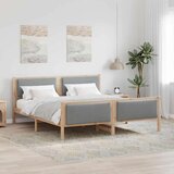 Okvir za krevet Svijetlo siva 180 x 200 cm tkanina | shoptok.hr