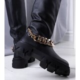 D/CEO Black patent leather insulated boots Campi | Shoptok.si
