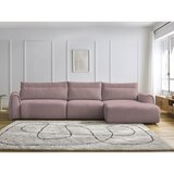 Bobochic Paris Svetlo rožnata kotna sedežna garnitura Aden – | Shoptok.si