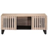 Furnova Klubska mizica bela 100x55x40 trden mangov les, (21915542) | Shoptok.si
