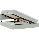  LED krevet za pohranu s madracem Svjetlosiva 160 x 200 cm | shoptok.hr