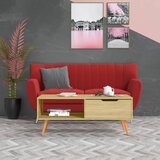  Stolić za kavu boja hrasta 100 x 49,5 x 43 cm konstruirano drvo | Eponuda.ba