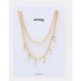 Sinsay - Komplet 2 ogrlic - Zlata