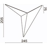 MAYTONI STENSKA SVETILKA 3 W/100 lm/3000 K/220 V/ | Shoptok.si
