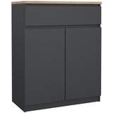 Tvilum Tamno siva komoda 80x100x40 cm Naia – Cijene