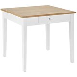Bessagi Home jedilna miza camden, barve bora, bela, 80x86 | Shoptok.si