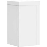 vidaXL Stojalo za rastline 2 kosa belo 10x10x18 cm inženirski les | Shoptok.si