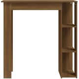vidaXL Barski stol s policom boja hrasta 102x50x103,5 cm od iverice | shoptok.hr