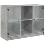  Komoda siva boja betona 102x37x75,5 cm od konstruiranog drva | Eponuda.ba