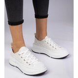 D/CEO marka niezdefiniowana White women's lace sneakers Katerin | ePonuda.com