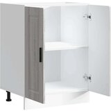 vidaXL Kuhinjska osnovna omarica Porto siva sonoma inženirski les | Shoptok.si
