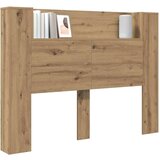  Uzglavlje S LED lampica Umjetnički hrast 140 x 17 x 104 5 cm | shoptok.hr