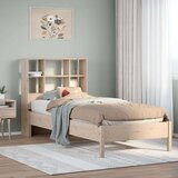 vidaXL Knjižna postelja brez vzmetnice 90x200 cm trdna borovina | Shoptok.si