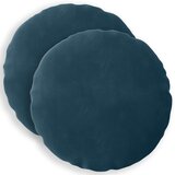  Presvlaka za jastuk 2 pcs HEERLEN Plava Ø 40 cm Baršun | shoptok.hr
