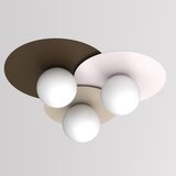  stropna svetiljka flat 3xE27/15W/230V 55x60 cm bež/krem/bordo | Eponuda.com