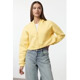 TRENDYOLMILLA Ženski duks Twoaw20Sw0660, Žuti u