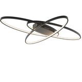 Braytron LED Plafonjera Okrugla 72W Crni IP20 BH17-04391 Cene