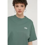 Dickies Bombažna kratka majica zelena barva