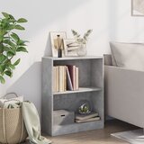  Polica za knjige boja betona 60x24x76 cm konstruirano drvo | shoptok.hr