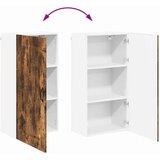 vidaXL Stenska kuhinjska omarica Dimljeni oreh 50 x 31 x 100 cm | Shoptok.si