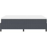  Krevet s opruga kutije Tamno siva i bijela 140 x 200 cm | shoptok.hr