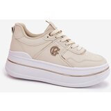 Boto Women's Sports Shoes On Platform Beige Caldeno | Shoptok.si