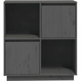  Komoda siva 74 x 35 x 80 cm od masivne borovine | shoptok.hr