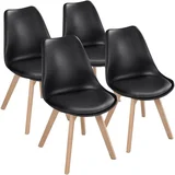 napoli set 4 stolice black bolnapchablck