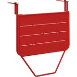  Viseci Balkon Stol Crvena 60 x 39 x 65 cm Čelik | shoptok.hr