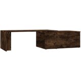  Klubska mizica dimljeni hrast 150x50x35 cm inženirski les, (20602475) | Shoptok.si