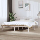  Za krevet od masivne borovine bijeli 120 x 200 cm Cijene