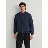 Reserved bomber jakna - modra Cene