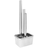  Vrtna fontana srebrna 48 x 34 x 123 cm od nehrđajućeg čelika | shoptok.hr