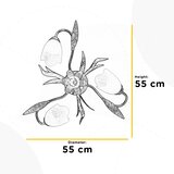  ONLI - Plafonsko svetlo SONIA 3xE14/6W/230V | Eponuda.com