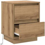  Noćni ormar s ladicama 2 pcs Umjetnički hrast 39 x 34,5 x 50 cm | shoptok.hr