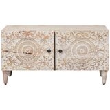  Kava Stol Bijelo 80 x 50 x 40 cm Čvrsto drvo manga | shoptok.hr